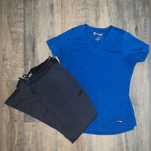 Greys anatomy scrub set size xs